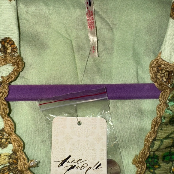 Small NWT Free People Hazy Baby Boho Mini Dress - Picture 6 of 6